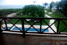 Tropical Storm Albert - Rain on the Veranda