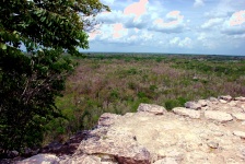 Coba - Nohoch Mul Pyramid View from the Top