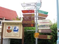 Stadt Wehlen, Germany - Direction Sign