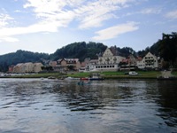 Stadt Wehlen on the River Elbe