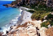 South Crete Scenes - Road to Previlli Beach