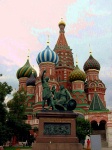 Moscow Scenes - Red Square - St. Basil Cathedral