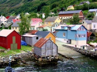 Sognefjord Town Scenes