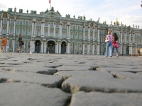 St. Petersburg Scenes - Winter Palace (1762) and Hermitage Museum (1852)