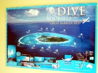 Great Barrier Reef - Lady Elliot Island - Dive Map
