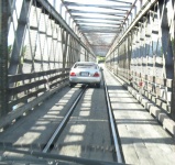 Hokitika Car and Train One Lane Bridge