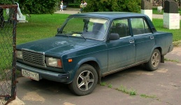 Moscow Scenes - Russian made Lada Automobile