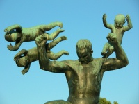 Vigeland Park - Bronze Bridge Sculpture