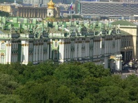 St. Petersburg Scenes - Winter Palace (1762) and Hermitage Museum (1852)